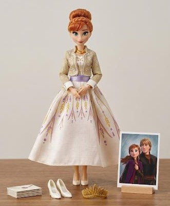 Animated character doll with a dress and accessories - Anna Doll (White Gown) at Juniors Toys