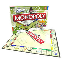 Monopoly and Ludo board games with packaging on a white background available at Juniors Toys