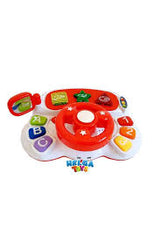 Colorful toy telephone with letters and numbers on a white background available at Juniors Toys
