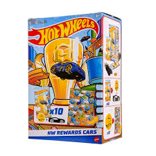 Hot Wheels die-cast cars reward set in trophy themed box available at Juniors Toys