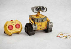 Toy robot resembling WALL-E with remote control on a light gray background available at Juniors Toys