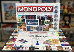 Disney Monopoly board game with colorful graphics and branding available at Juniors Toys