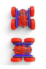 Toy car with Spider-Man design on a white background available at Juniors Toys